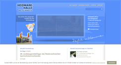 Desktop Screenshot of heidmarkhalle.de